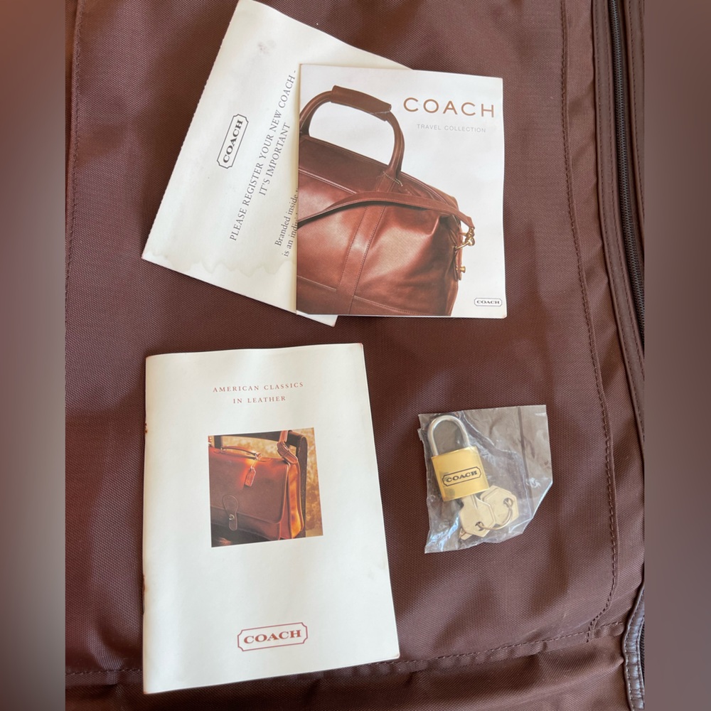 Vintage - Coach Leather Garment Bag - Picture 6 of 7